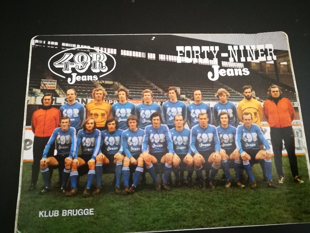 Sticker Club Brugge jaren '70, Verzamelen, Ophalen, Gebruikt, Poster, Plaatje of Sticker