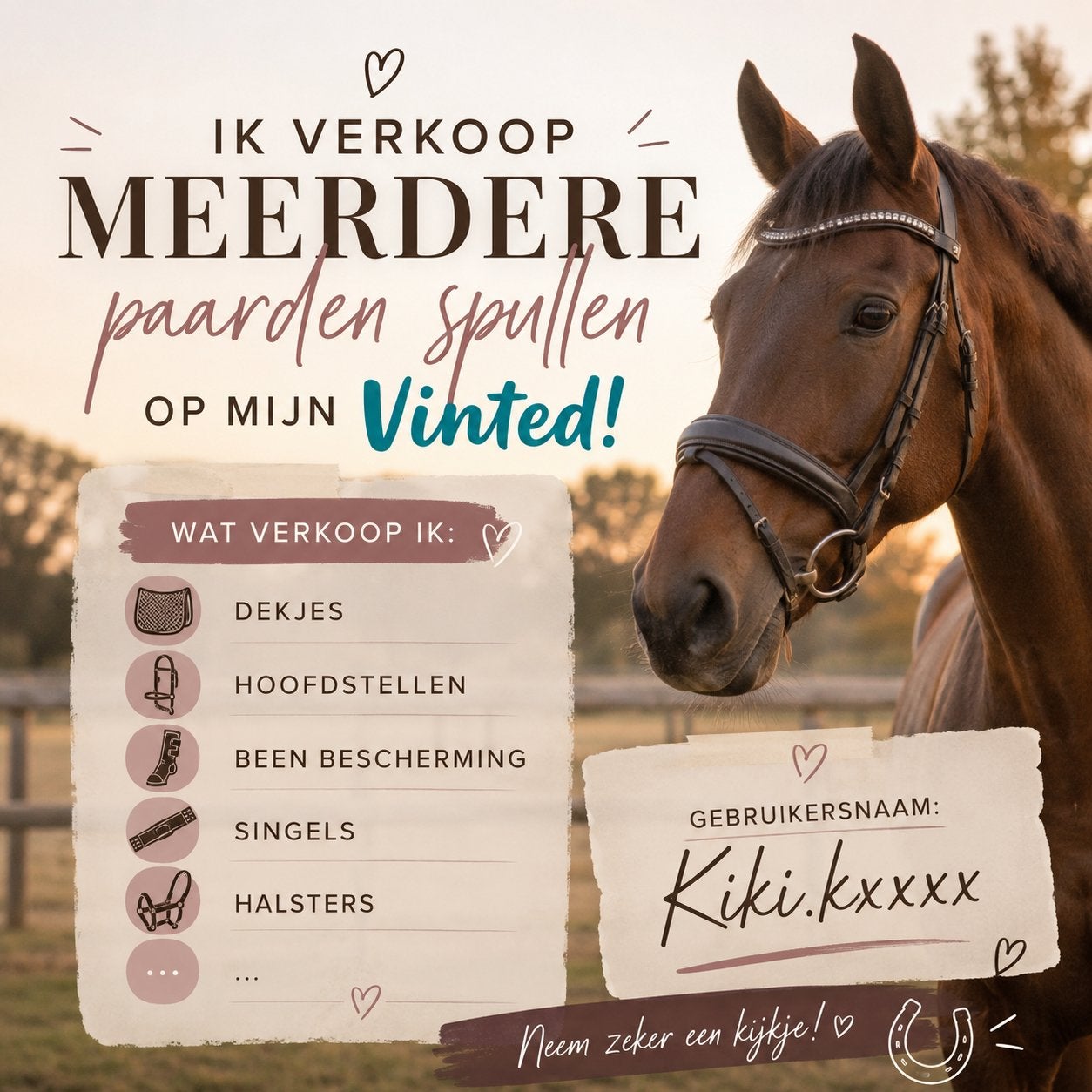 Paarden spullen, Dieren en Toebehoren, Ophalen of Verzenden, Zo goed als nieuw