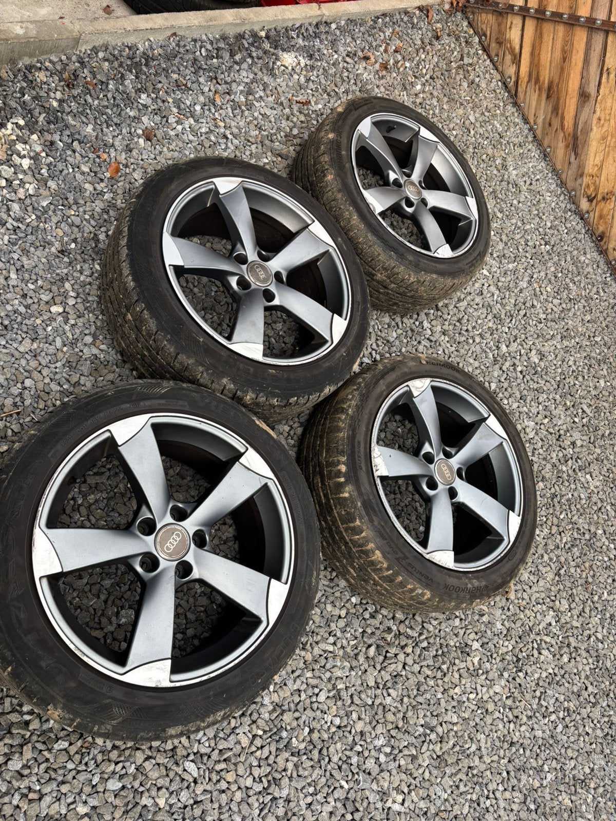Jantes alu 18' rotor Audi Q2 5x112 et 35 à rafraîchir, Enlèvement, Utilisé, Jante(s)