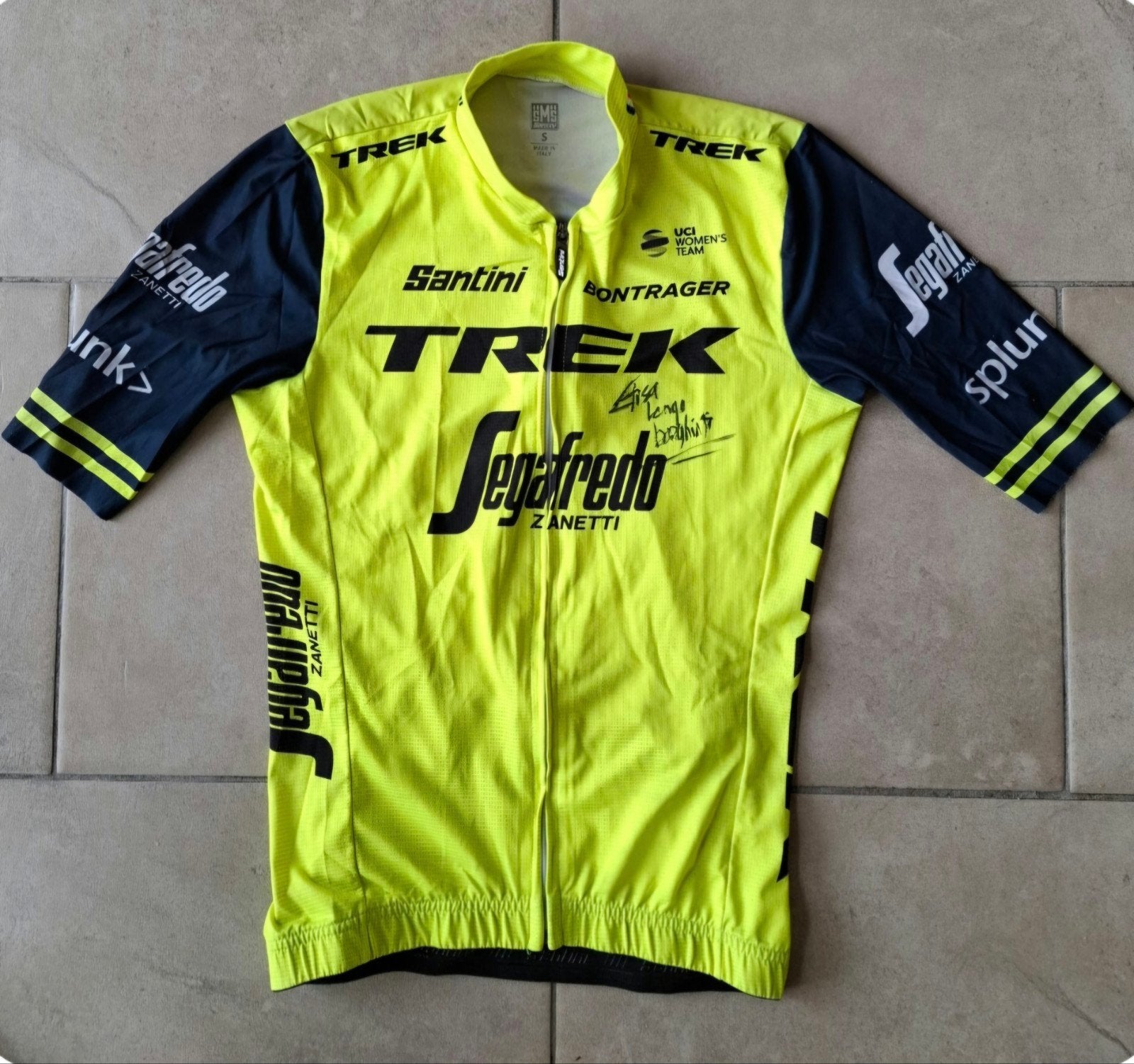 Maillot Team Trek- Segafredo 2012, S, Vêtements d'extérieur, Enlèvement ou Envoi, Comme neuf