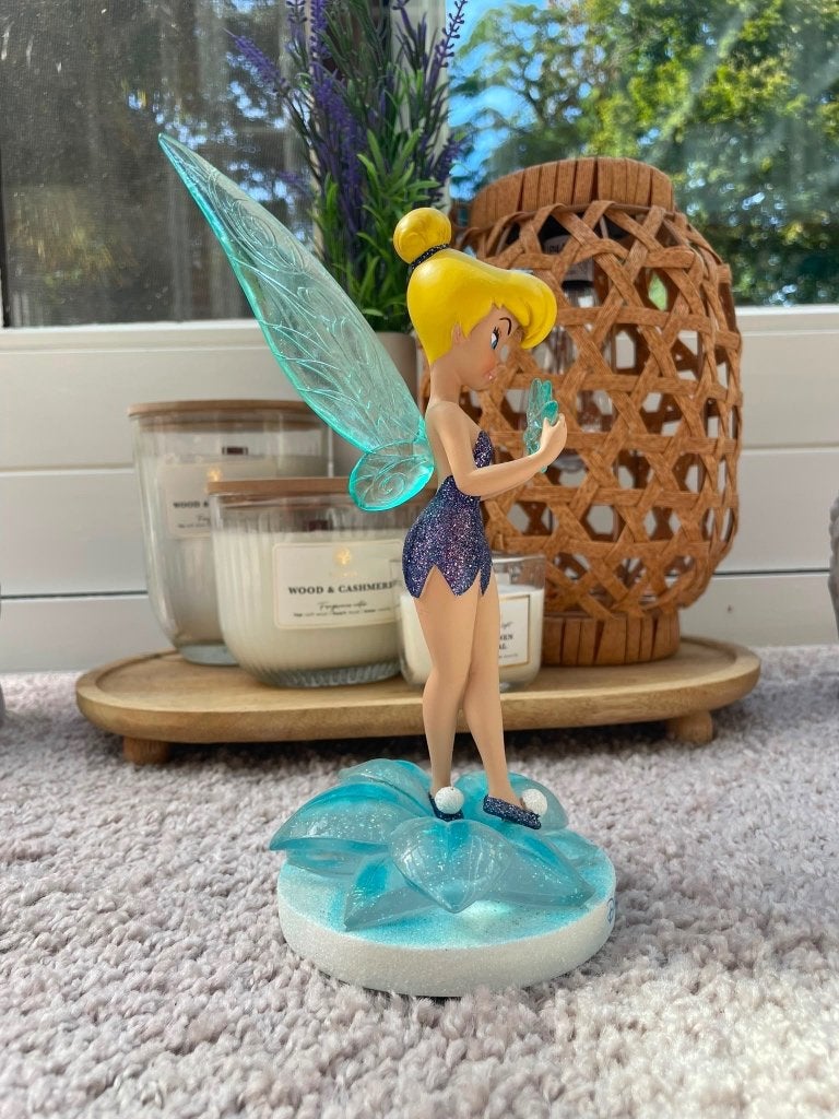 Figurine Fée Clochette Violette - Coll 25ème Anniversaire, Enlèvement, Comme neuf