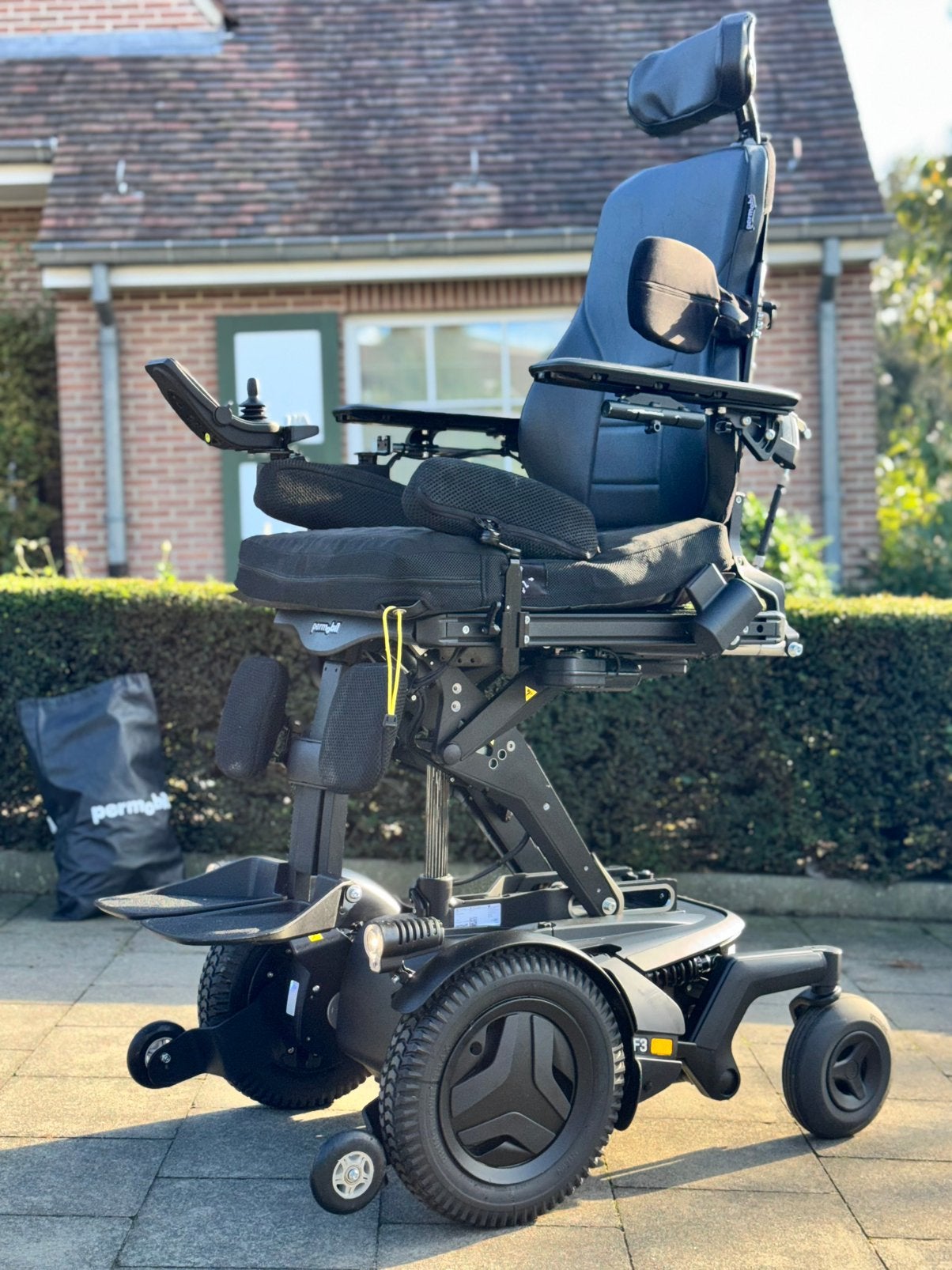Fauteuil roulant électrique PermobilF3 avec les possibilités, Divers, Enlèvement ou Envoi, Pliant, Comme neuf, Fauteuil roulant électrique