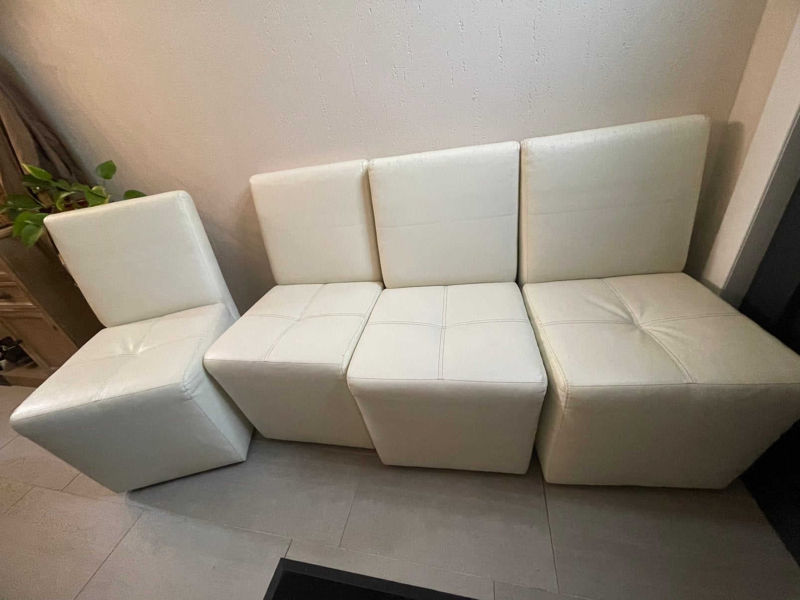Gratis 4. Zetel stoelen, Ophalen, Gebruikt, Vierpersoons of meer
