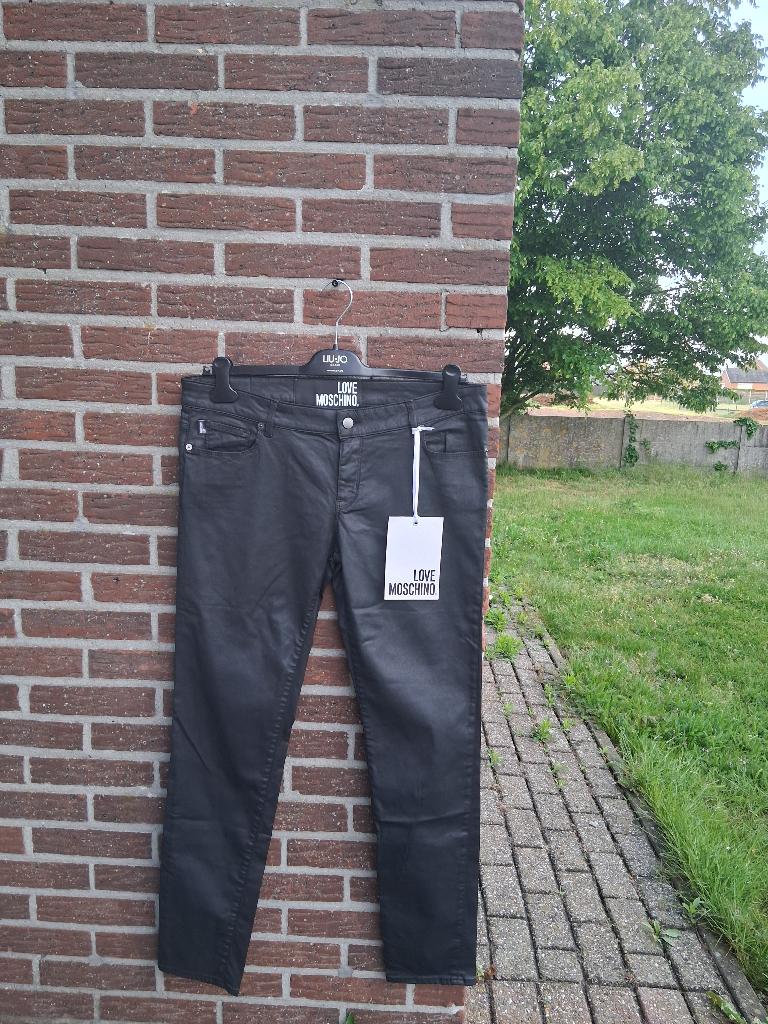 Dames broek Love Moschino Mt32, Maat 38/40 (M), Love Moschino, Zwart, Nieuw