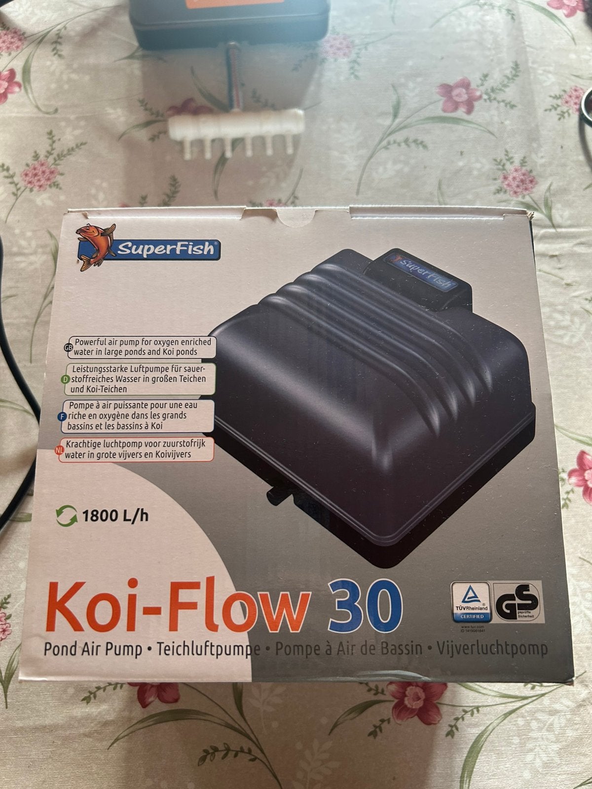 Koi flow zuurstofpomp, Dieren en Toebehoren, Ophalen of Verzenden, Zo goed als nieuw