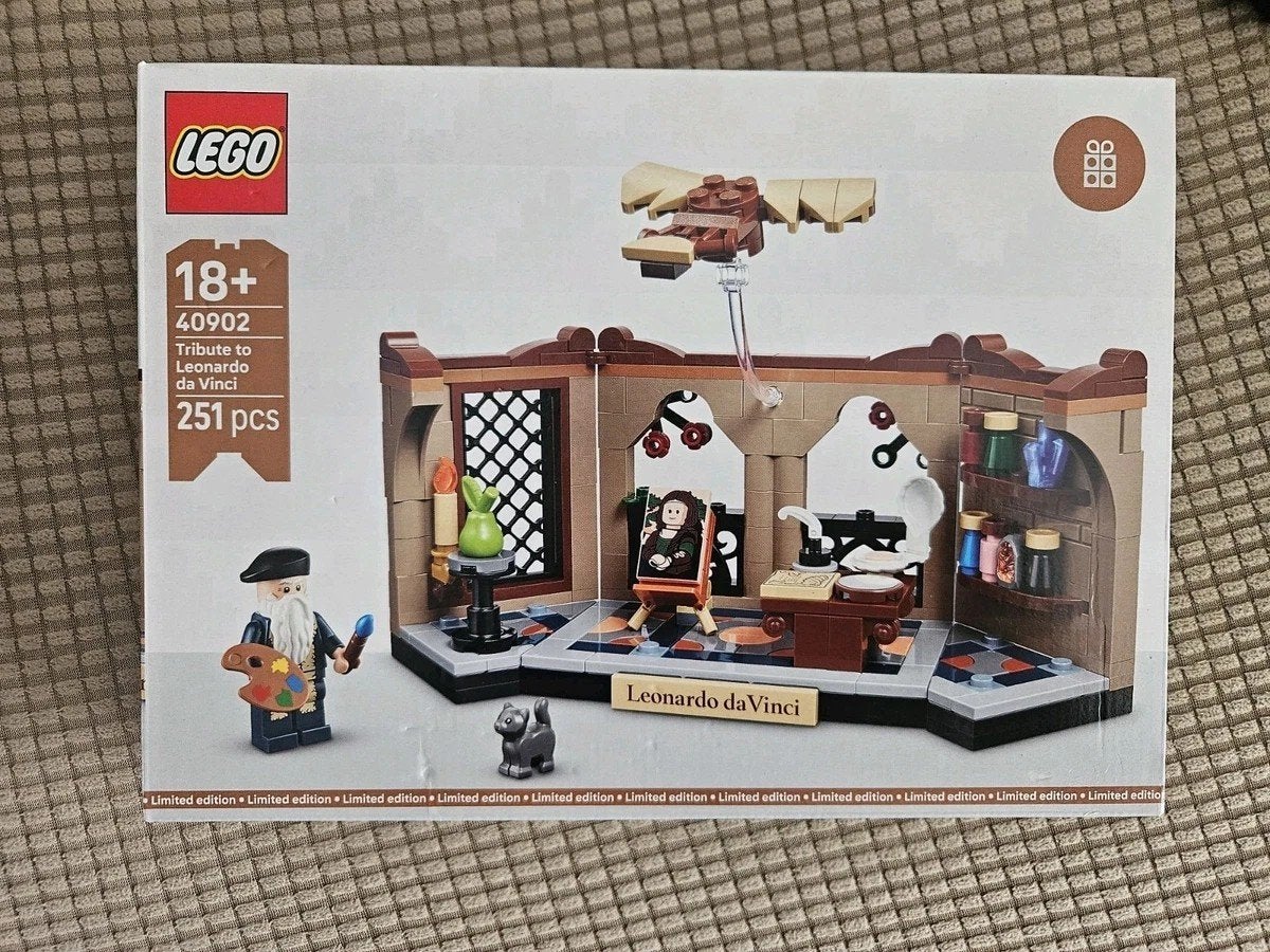 Lego 40902 Leonardo da vinci, Enlèvement, Lego