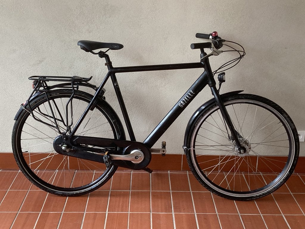 Herenfiets Gazelle rijklaar, Ophalen, Gebruikt, Versnellingen, 57 tot 61 cm