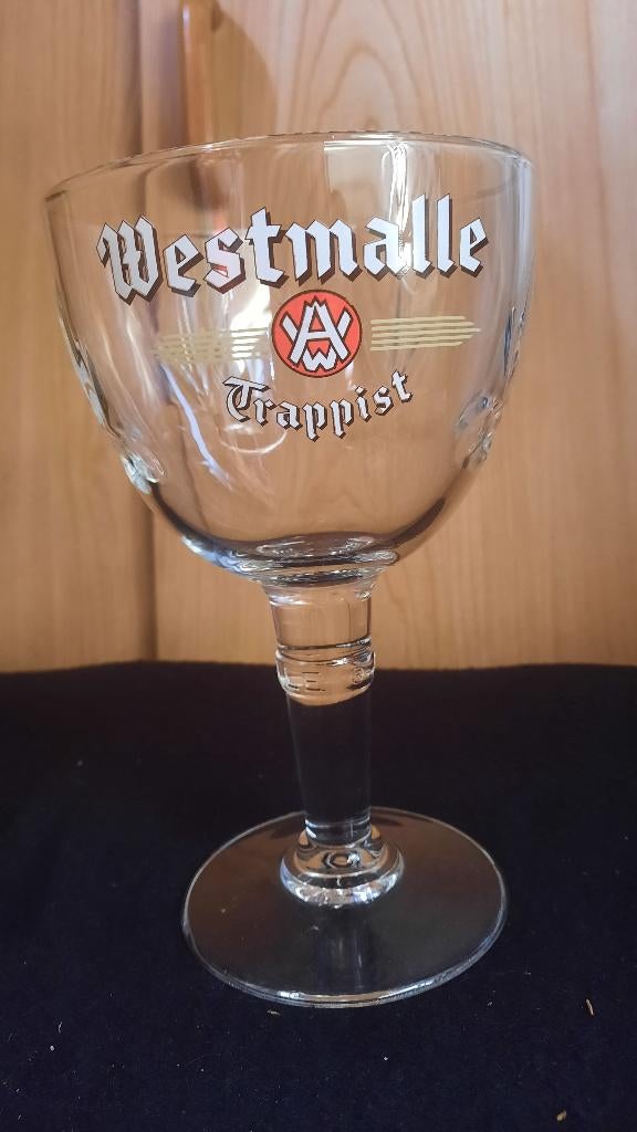 geslepen GLAS WESTMALLE, Verzamelen, Ophalen of Verzenden, Bierglas