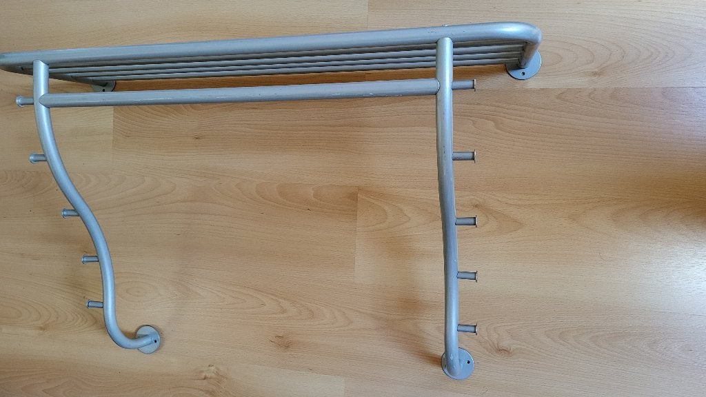 Grijze metalen kapstok, Nieuw, Minder dan 100 cm, Metaal, Ophalen