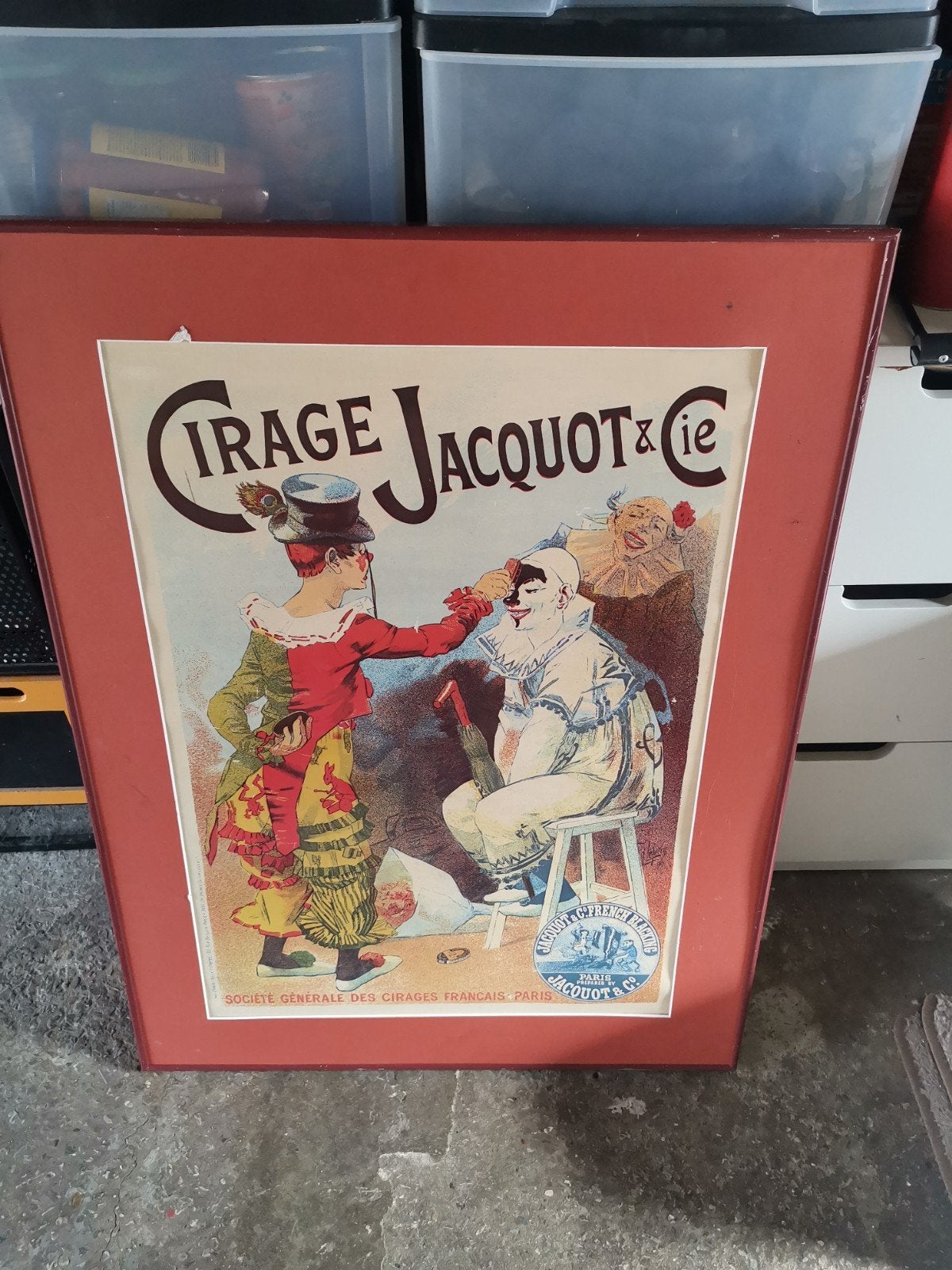 vintage affiche 1897, Collections, Enlèvement