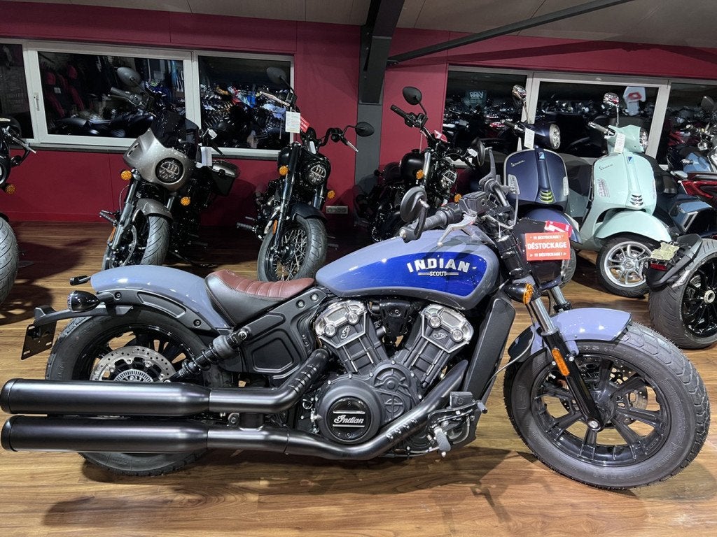 Indian Scout Bobber 1200 Stealth Gray, Motos, Motos | Marques Autre, Entreprise, Chopper, plus de 35 kW, Enlèvement
