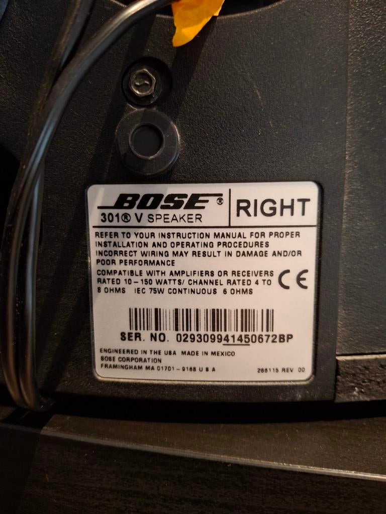 Bose speakers /  type 301 v  /, Enlèvement ou Envoi
