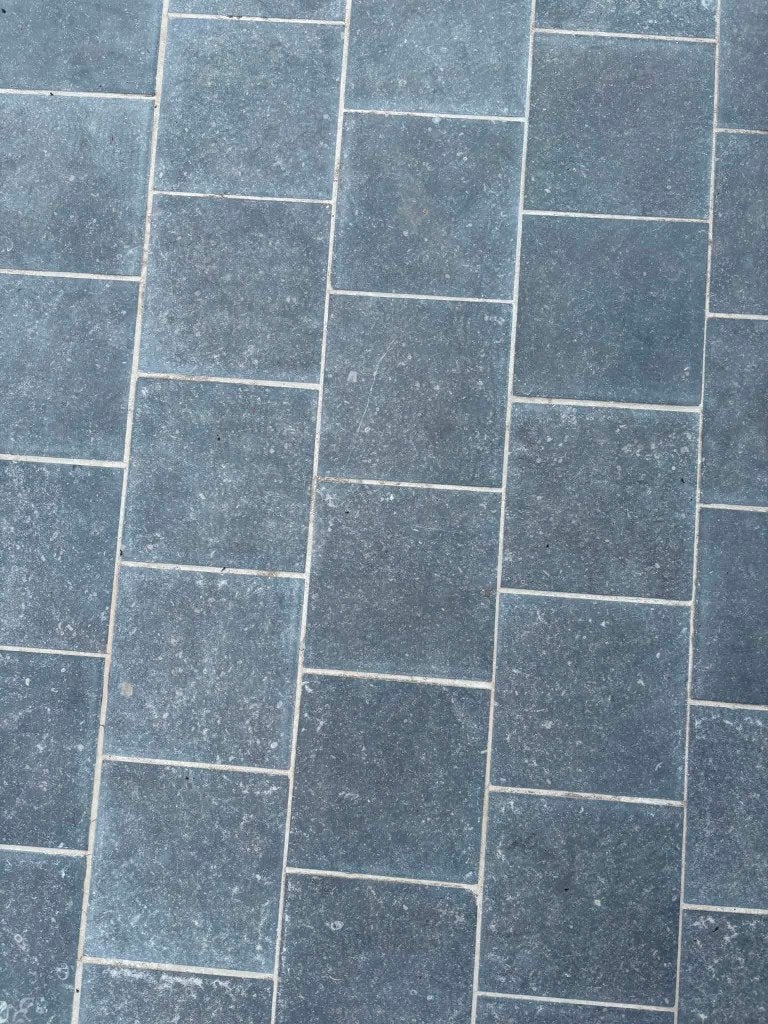 Belgische natuursteen 20x20x2, Neuf, Tuiles de terrasse, 5 à 10 m², Enlèvement