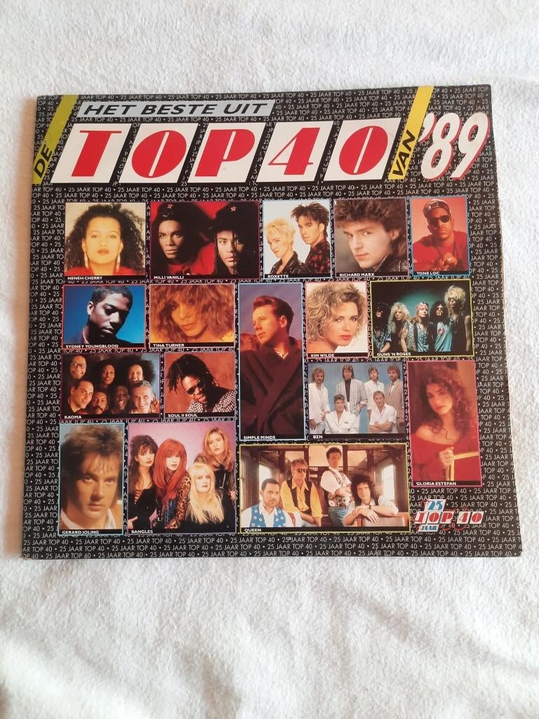 Het Beste Uit Top 40 '89 - 3LP Vinyl Box Set, Cd's en Dvd's, Complilatie, Ophalen, Gebruikt, 12 inch
