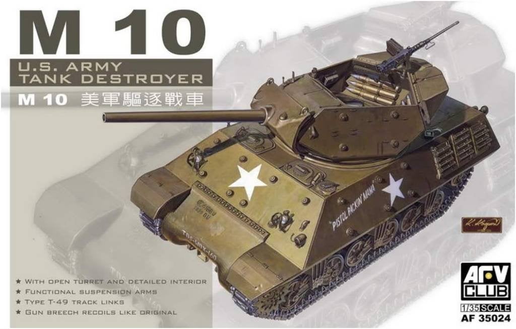 AFV 35024 M10 Tank Destroyer échelle 1/35, Neuf, Autres marques, Tank, Enlèvement ou Envoi