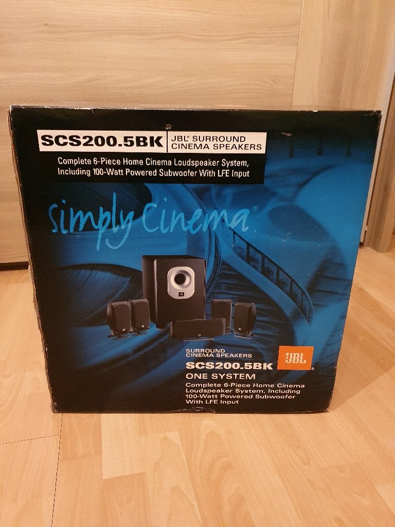 JBL surround cinema speakers SCS200.5BK, Audio, Tv en Foto, Luidsprekerboxen, Ophalen, JBL, Nieuw, 60 tot 120 watt
