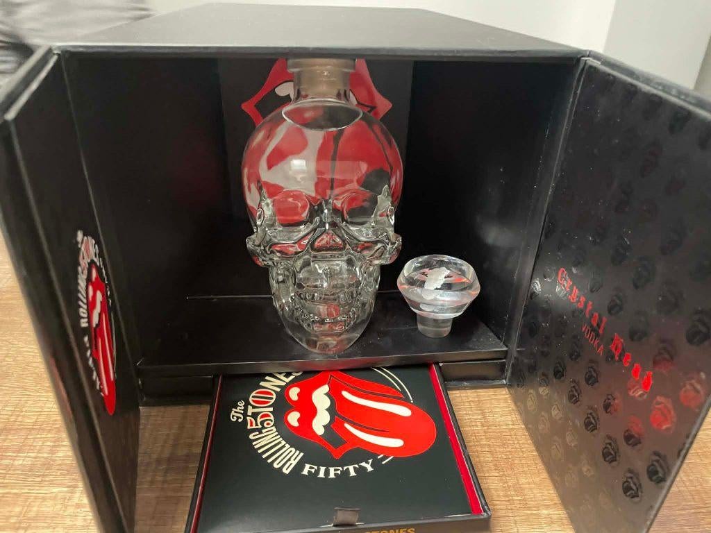 Rolling Stones 50th Anniversary - Crystal Head - Lim edition, Ophalen of Verzenden, Zo goed als nieuw, Pop, Beeldje of Miniatuur