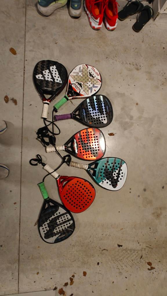 Verschillende padel raketten te koop, Ophalen