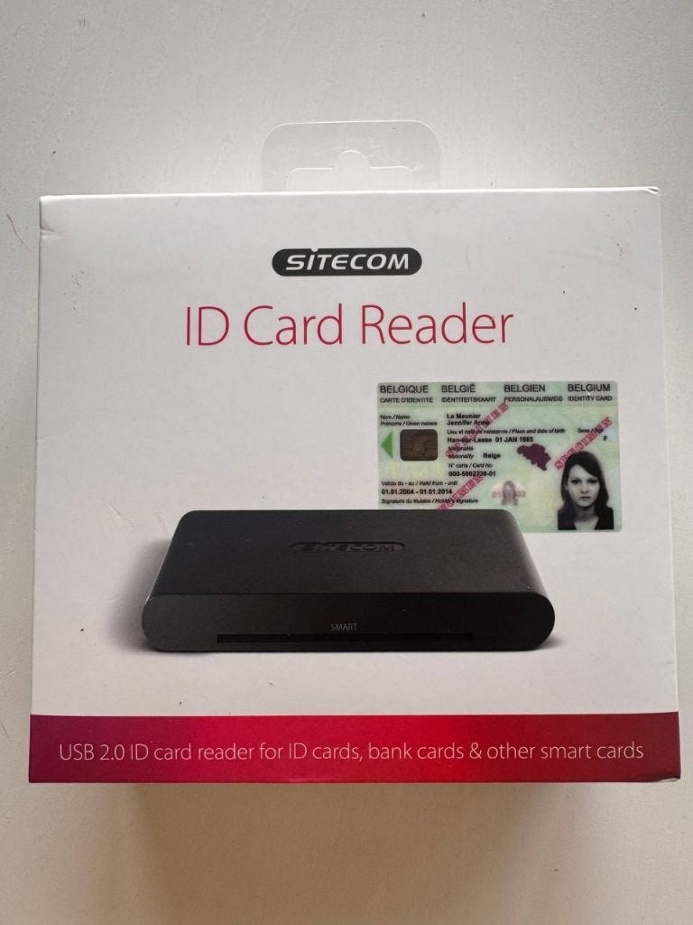 Sitecom MD-064 eID kaartlezer USB 2.0, Computers en Software, Ophalen, SITECOM