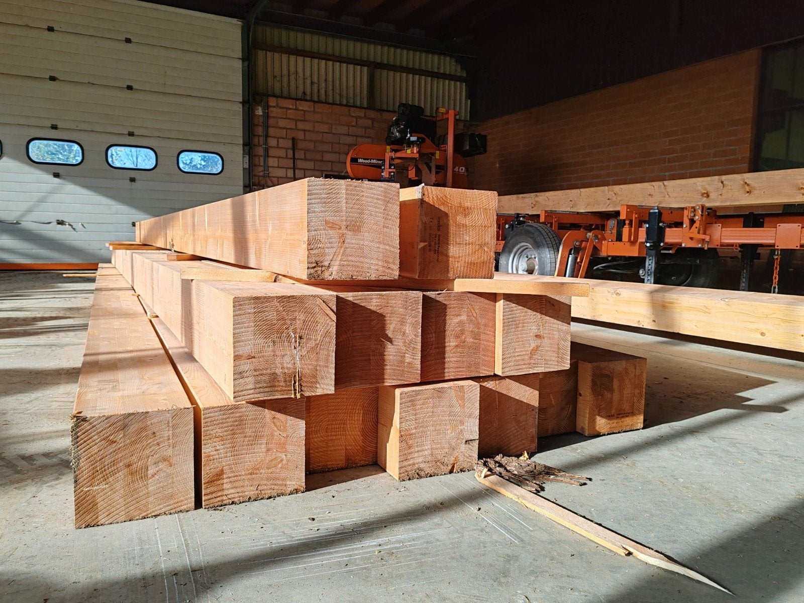 15 Red class wood balken 20x20x600, Ophalen, Nieuw