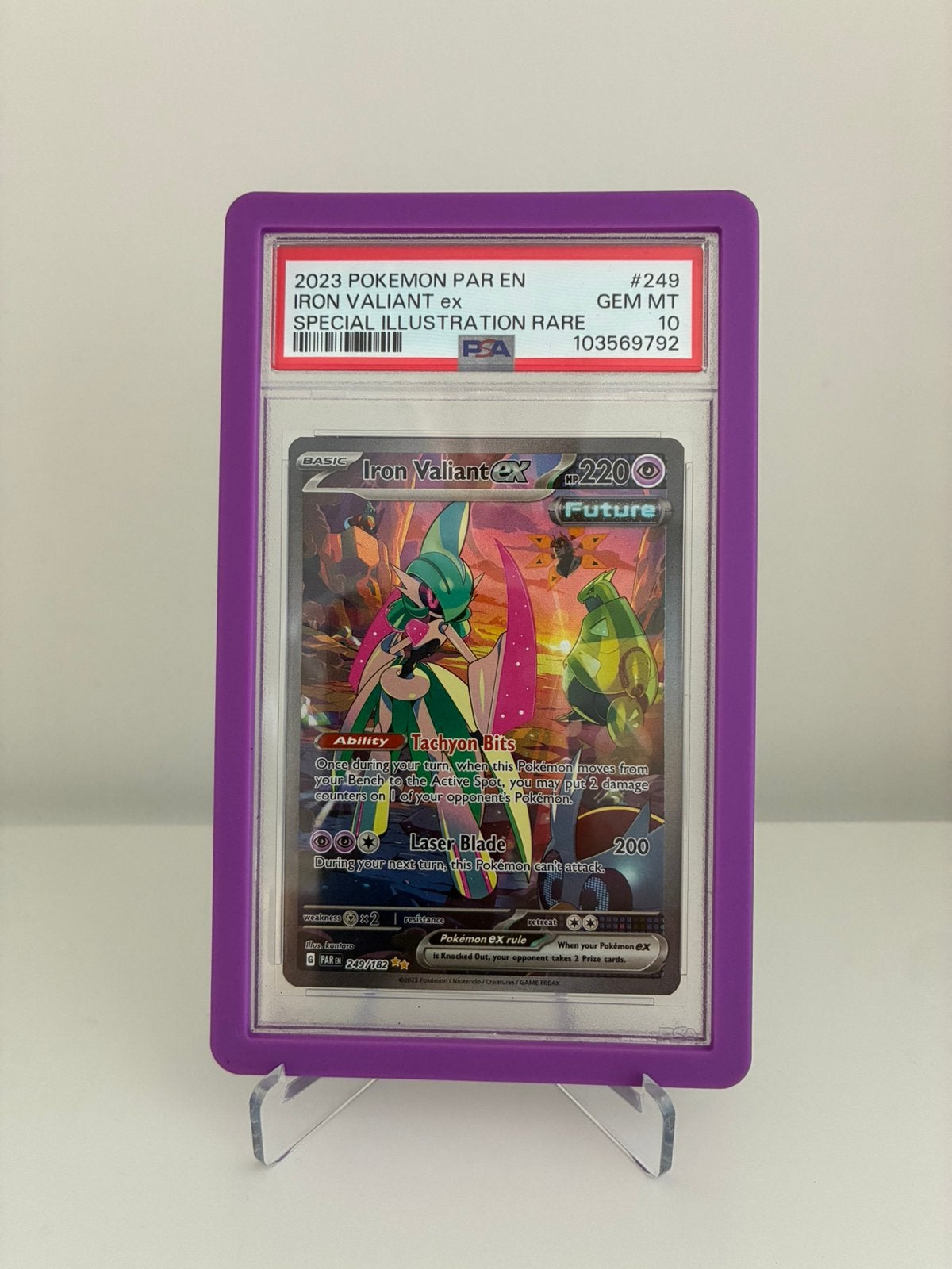 Pokémon Iron Valiant PSA10, Enlèvement ou Envoi, Neuf, Cartes en vrac