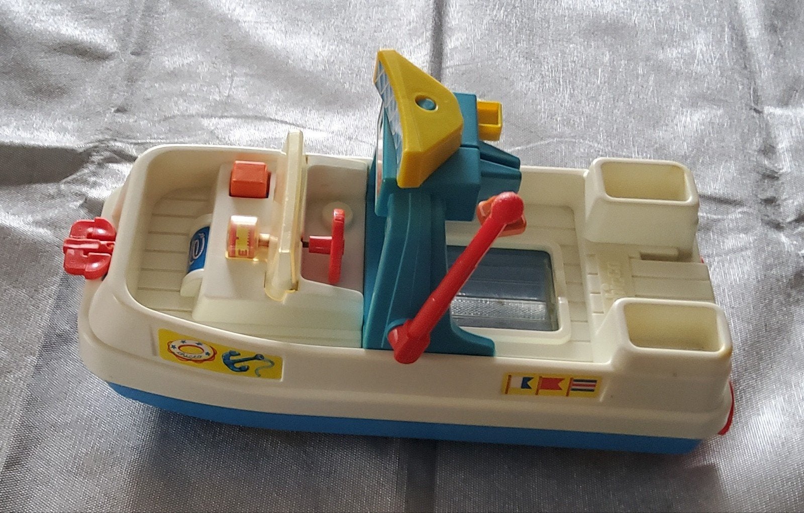 Vintage - "Chicco’ speelgoedboot, Kinderen en Baby's, Ophalen, Gebruikt