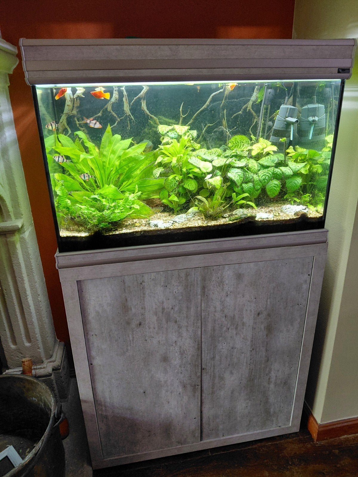 aquarium met meubel, Enlèvement, Comme neuf, Juwel