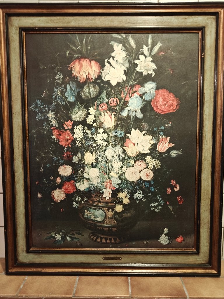 vaas met bloemen, Antiquités & Art, Enlèvement, Classique, Fleurs