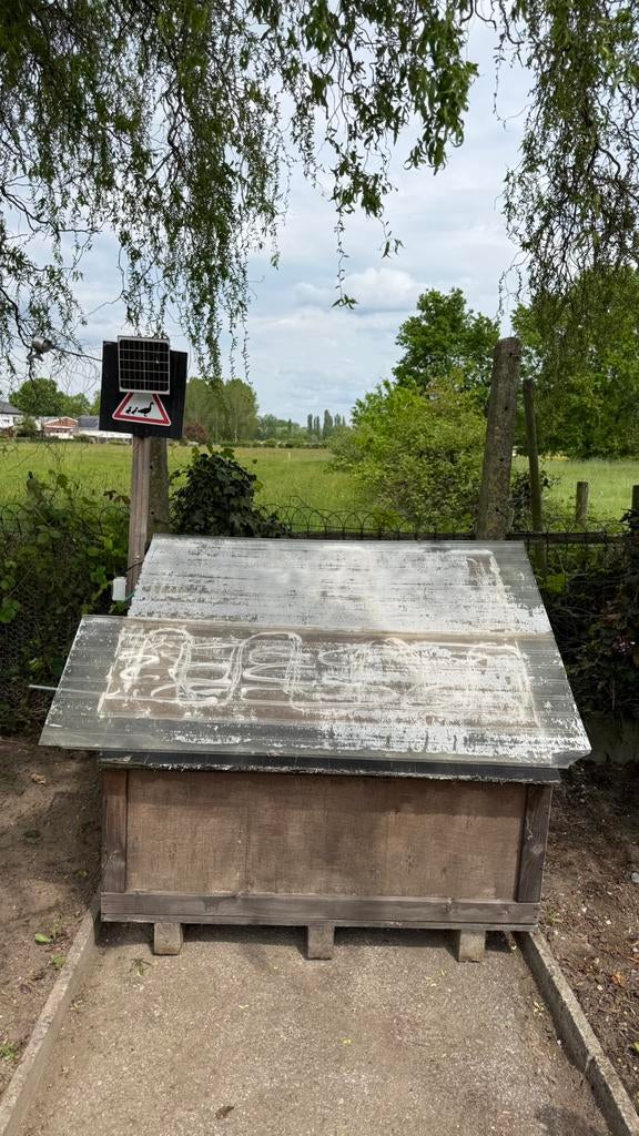 kippenhok met automatische deur, Ophalen, Gebruikt