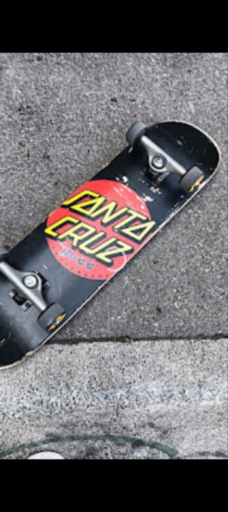 Skateboard santa cruze, Sport en Fitness, Skiën en Langlaufen, Ophalen, Zo goed als nieuw, Schoenen, Overige merken