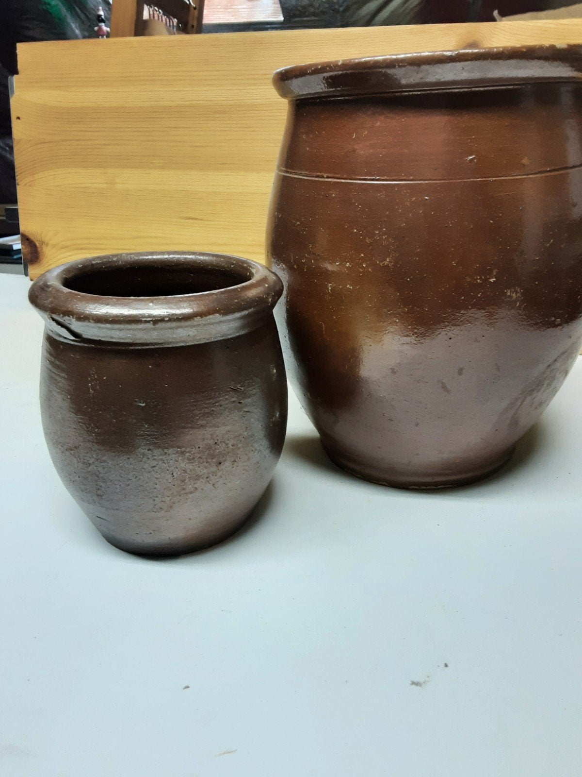 2 oude kruiken + flessen  + Bolsfles, Antiek en Kunst, Ophalen