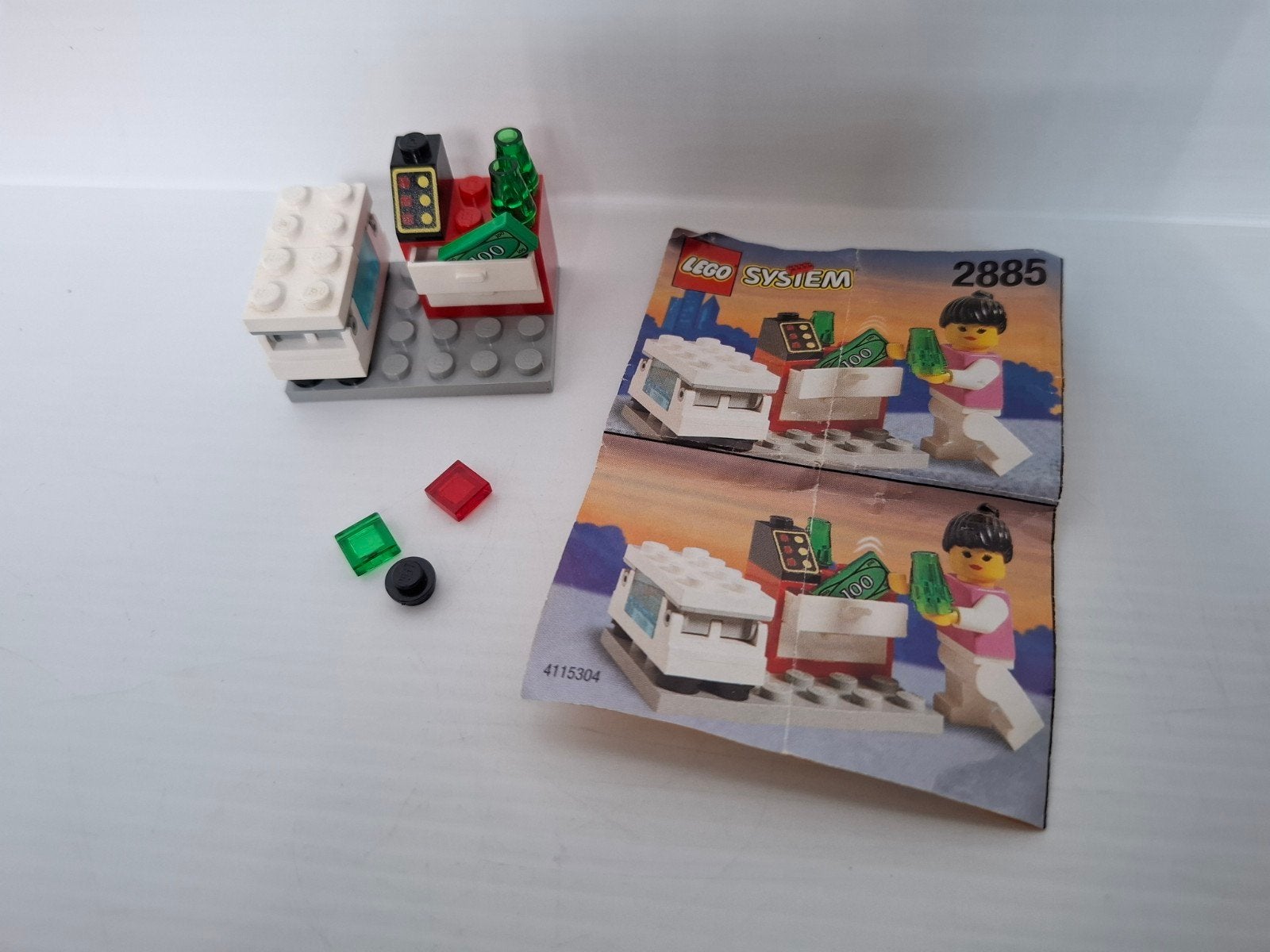 Set LEGO System Town 2885 Ice Cream Seller, City, Enlèvement ou Envoi, Lego, Utilisé