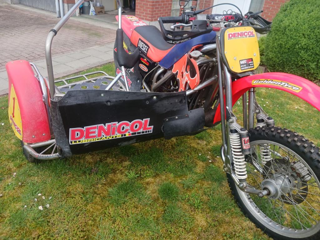 Cross zijspan EML-MTH, Motoren, Motoren | Zijspanmotoren, meer dan 35 kW, 1 cilinder, Handgeschakeld, Gebruikt, Ophalen