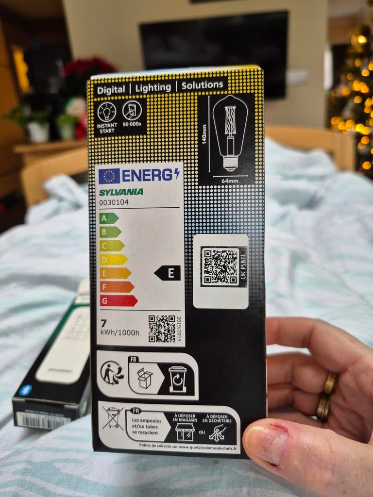 Sylvania smartlampen, Ophalen