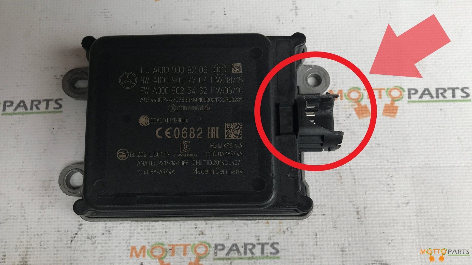 Mercedes E S Klasse W213 W222 Radarsensor A0009008209, Gebruikt, -, Ophalen of Verzenden, -