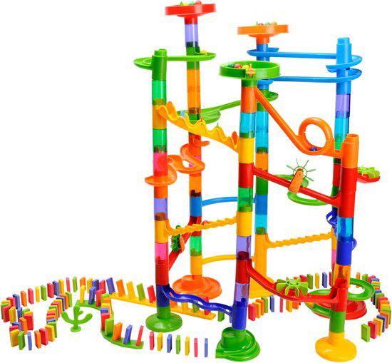 Knikkerbaan met domino, Enfants & Bébés, Jouets | Autre, Enlèvement, Utilisé, Garçon ou Fille