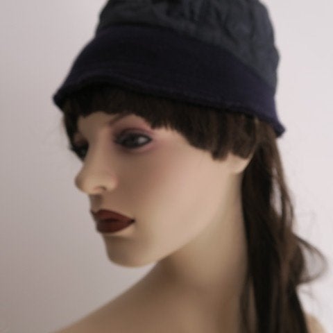 Hoedje blauw wol Rivamonti mt L, Rivamonti, Hoed, Nieuw, One size fits all