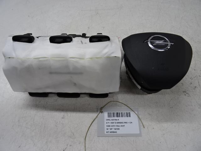 AIRBAG ENSEMBLE Opel Astra K (13499663-39118076), Utilisé, Opel