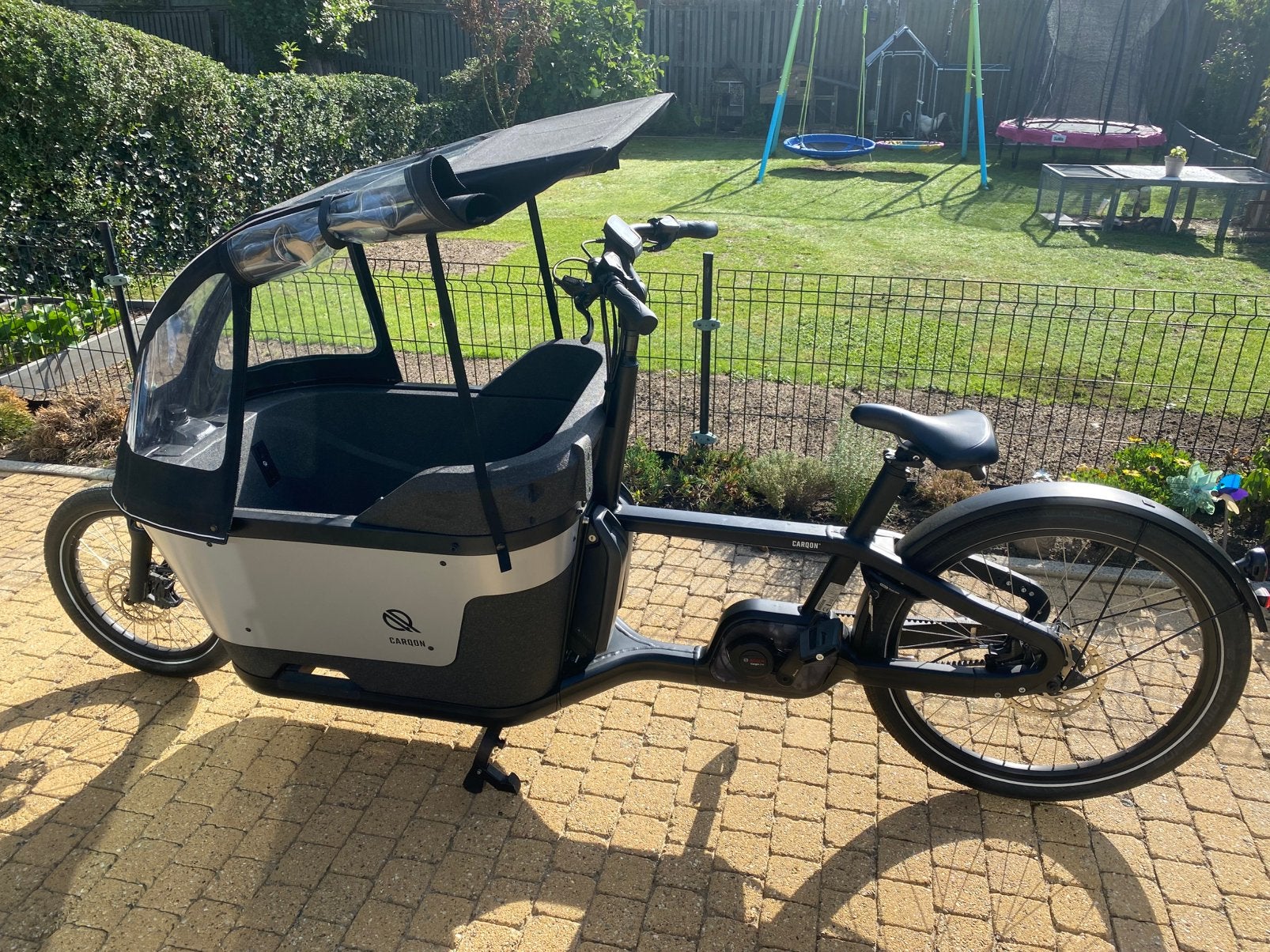 Bakfiets carqon cruise, Fietsen en Brommers, Ophalen, Zo goed als nieuw
