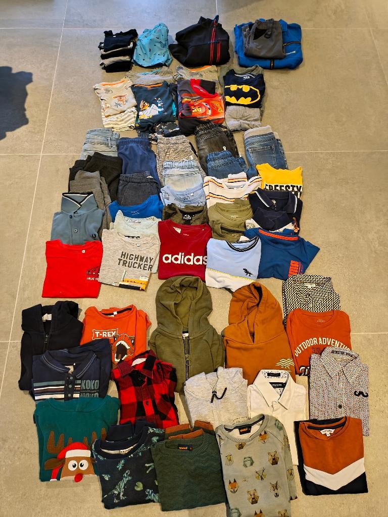 kinderkleding jongen maat 116 (doos), Kinderen en Baby's, Ophalen of Verzenden, Gebruikt, Jongen, Overige typen
