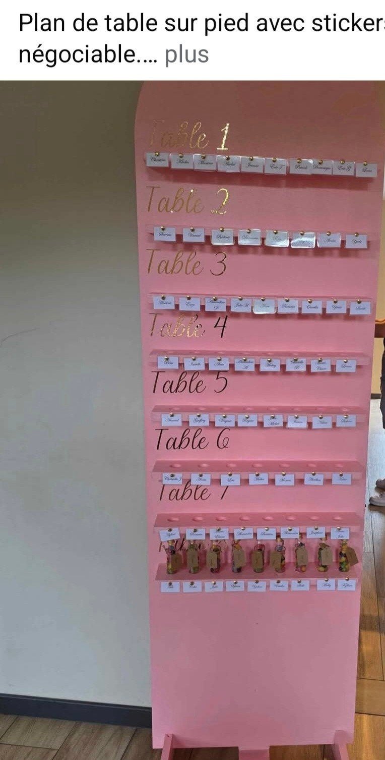 disposition de table, Enlèvement, Rose