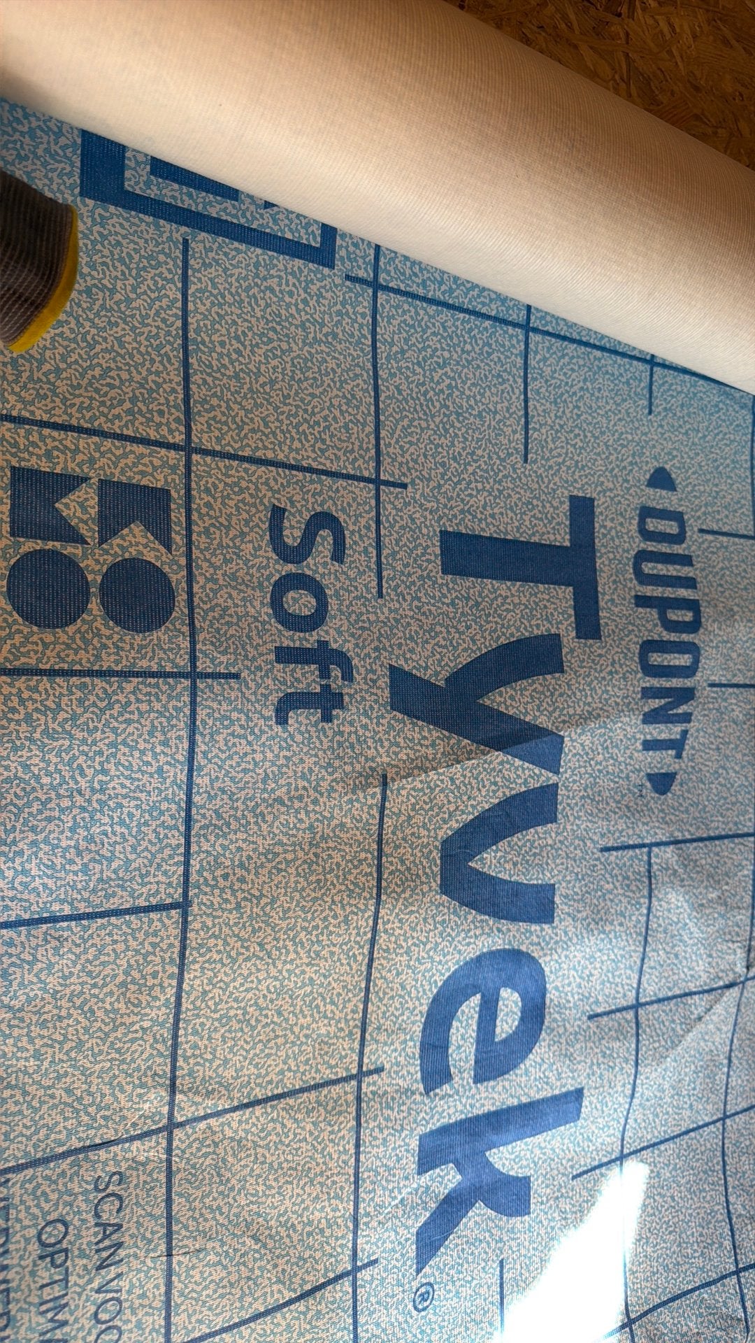 TYVEK ISOLATIEFOLIE SOFT DAMPOPEN DAK EN GEVEL 1,5X50M 75M2, Doe-het-zelf en Bouw, Ophalen, Nieuw