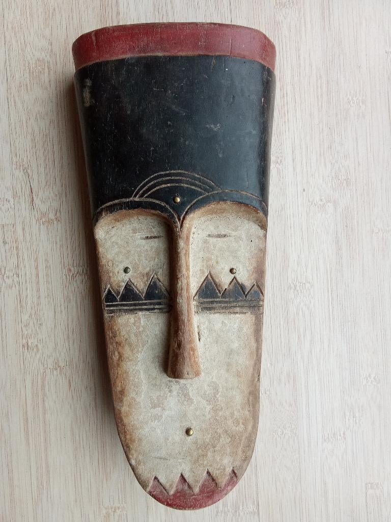 Afrikaanse maskers Songye groep Congo -Kinshasa (1), Handgemaakt, Hout, Afrika, Masker