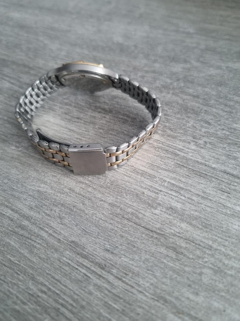 Dameshorloge, Handtassen en Accessoires, Horloges | Dames, Staal, Staal, Polshorloge, Zo goed als nieuw