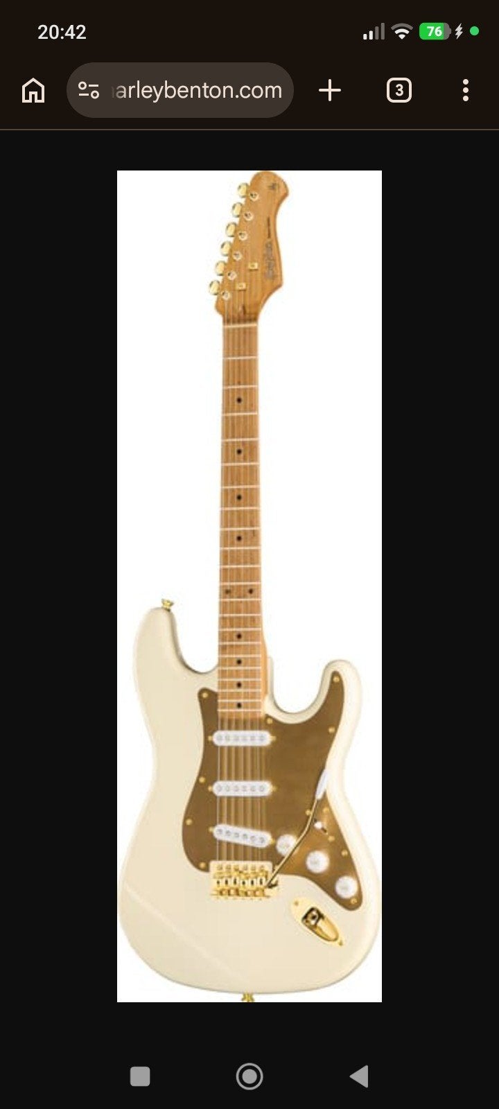 harley benton st62 dlx met gig pocket pod line 6, Musique & Instruments, Enlèvement, Utilisé, Autres marques