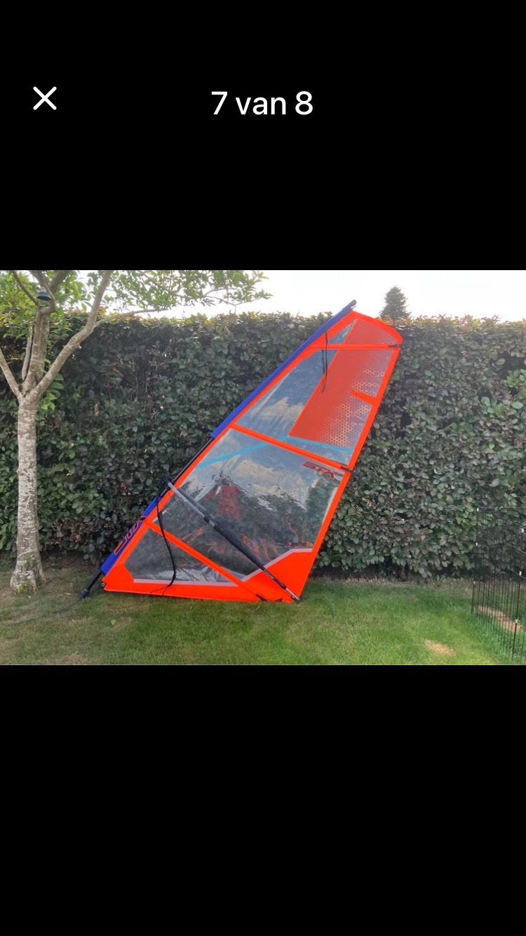 Tuigage windsurf set kinderen powerkind stx, Sports nautiques & Bateaux, Planche à voile, Enlèvement, Comme neuf, STX, Mât