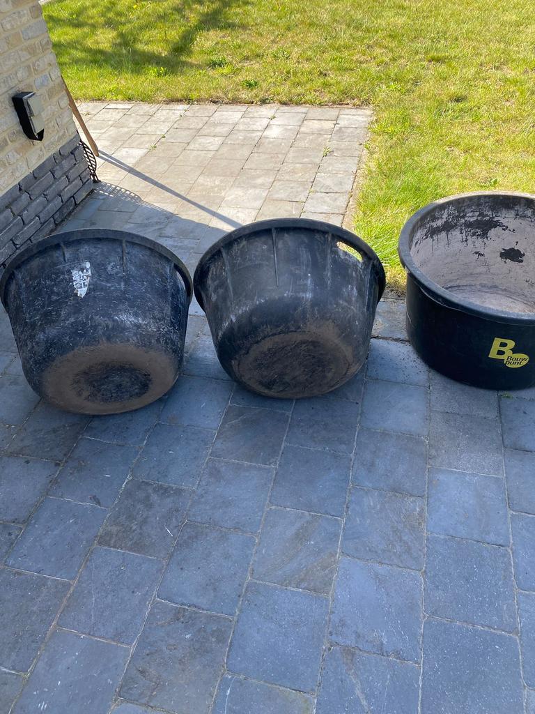 Mortelkuipen, Doe-het-zelf en Bouw, Ophalen, Gebruikt