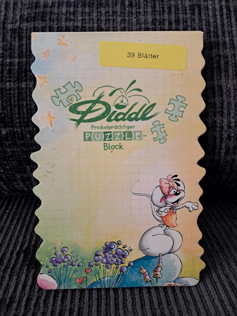 Bloc Diddl puzzle vert A6 numéro 139, Collections, Enlèvement ou Envoi, Diddlina, Utilisé, Papier, Carte ou Papeterie