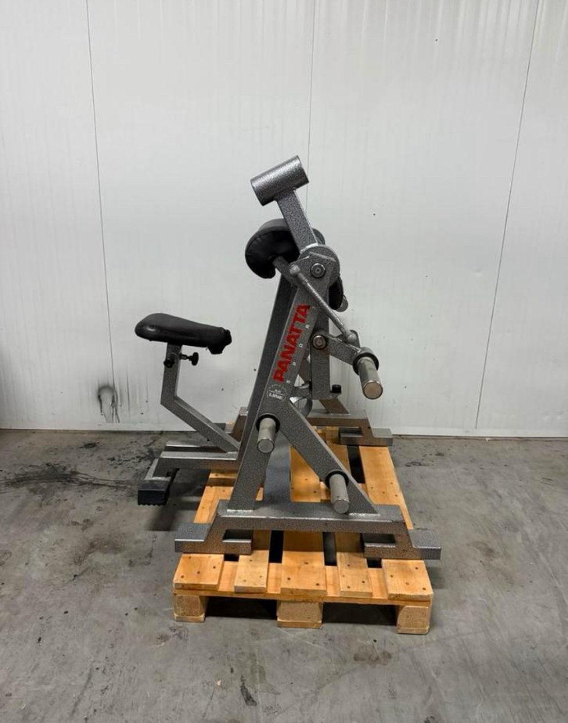 Panatta Biceps curl / bicep / bizep / bizeps / plate loaded, Sport en Fitness, Fitnessmaterialen, Ophalen, Gebruikt, Benen, Overige typen