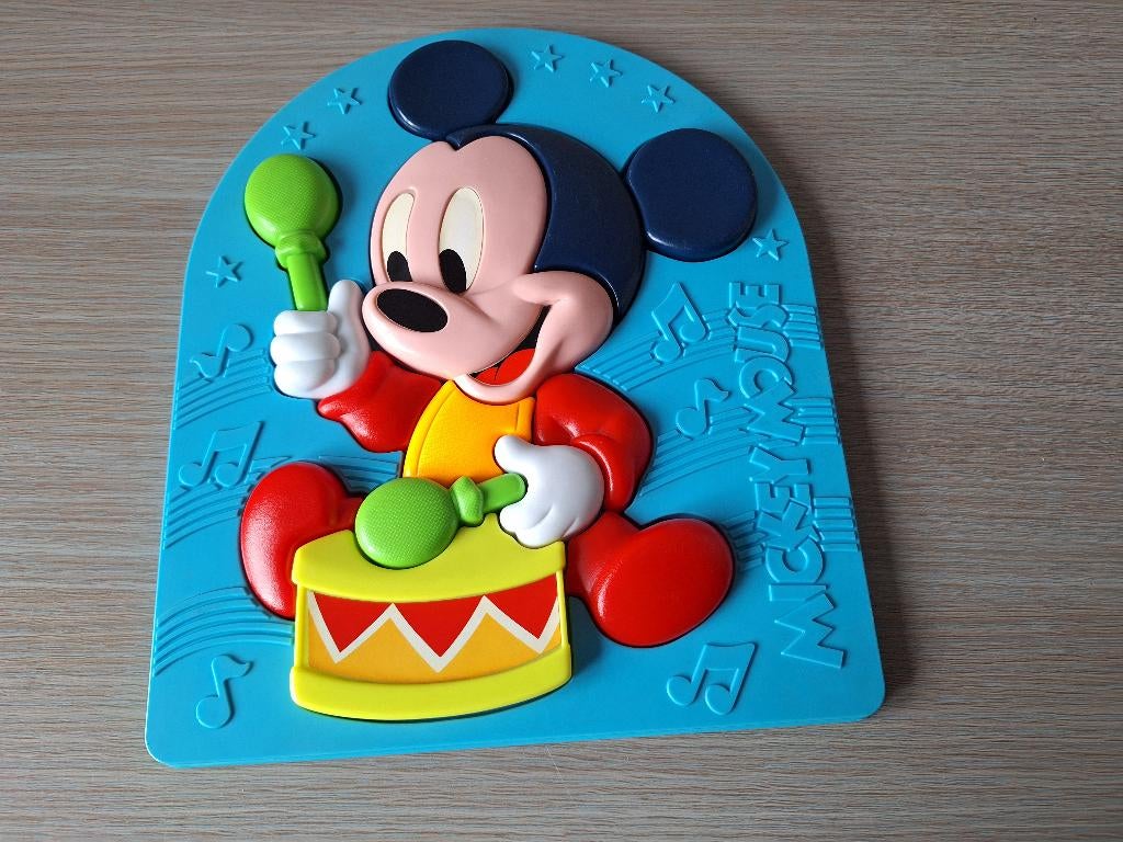 ☼ Vintage 3D Walt Disney Mickey Mouse Baby Puzzel, Kinderen en Baby's, Ophalen of Verzenden, Gebruikt